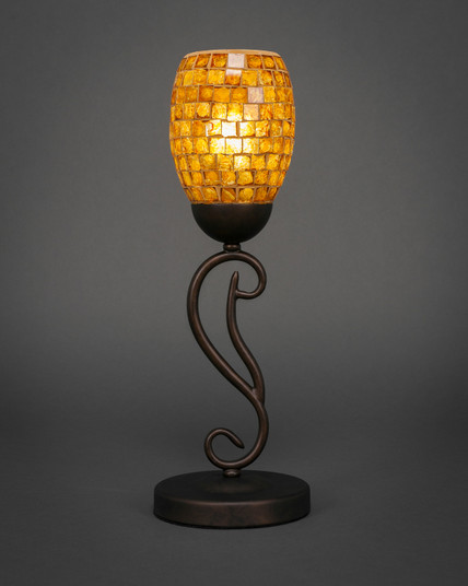 Olde Iron One Light Mini Table Lamp in Bronze (200|44-BRZ-409)