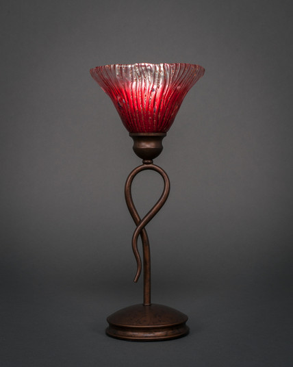 Leaf One Light Mini Table Lamp in Bronze (200|35-BRZ-756)