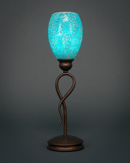 Leaf One Light Mini Table Lamp in Bronze (200|35-BRZ-5055)