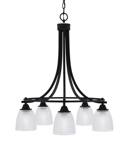 Paramount Five Light Chandelier in Matte Black (200|3415-MB-500)