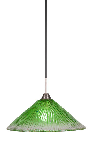 Paramount One Light Pendant in Matte Black & Brushed Nickel (200|3401-MBBN-717)