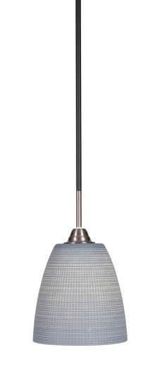 Paramount One Light Mini Pendant in Matte Black & Brushed Nickel (200|3401-MBBN-4072)