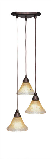 Any Three Light Mini Pendant in Bronze (200|28-BRZ-750)