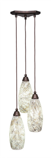 Europa Three Light Mini Pendant in Bronze (200|28-BRZ-5064)