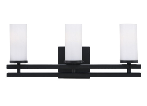 Belmont Three Light Bathroom Lighting in Matte Black (200|2713-MB-811)