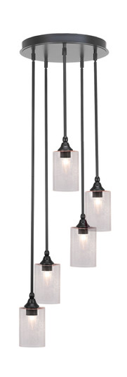 Empire Five Light Pendalier in Matte Black (200|2145-MB-300)