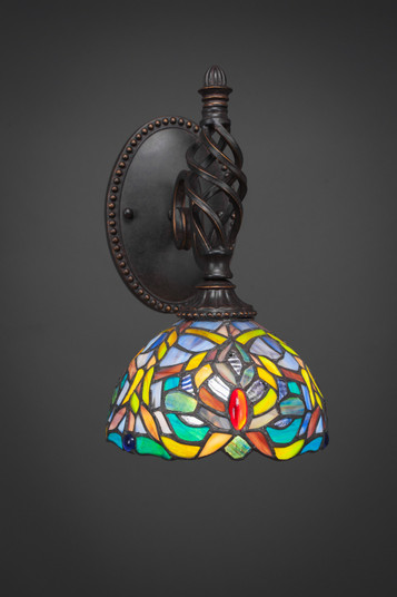 Eleganté One Light Wall Sconce in Dark Granite (200|161-DG-9905)