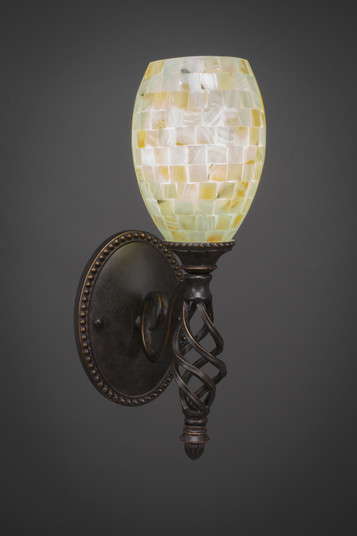 Eleganté One Light Wall Sconce in Dark Granite (200|161-DG-406)