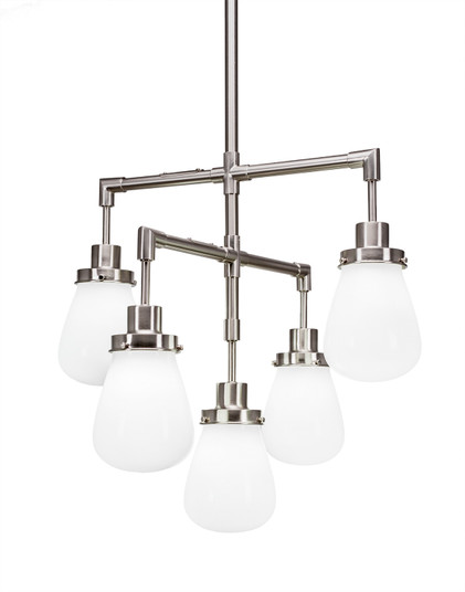 Meridian Five Light Chandelier in Brushed Nickel (200|1238-BN-470)