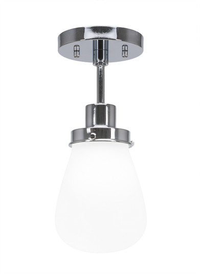 Meridian One Light Semi-Flush Mount in Chrome (200|1237-CH-470)