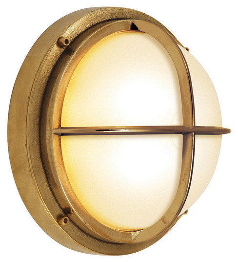 Bari LED Outdoor Wall Mount in Brass (408|WO853BRDOB17)