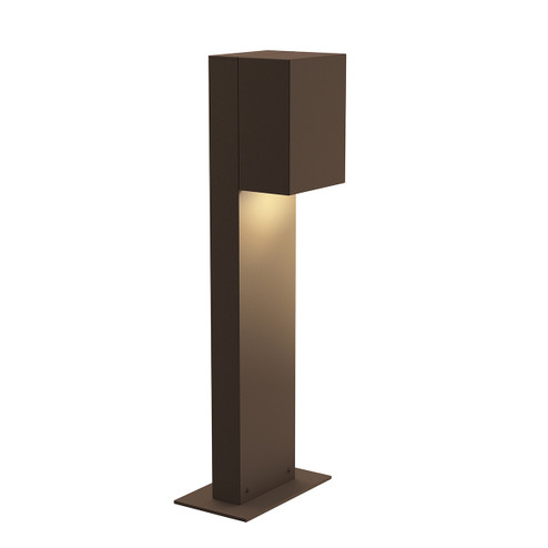 Box LED Bollard in Textured Bronze (69|7341.72-WL)