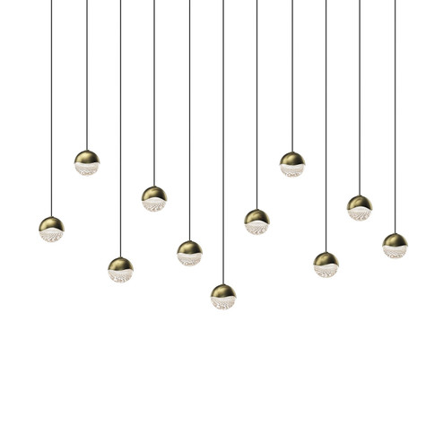 Grapes LED Pendant in Brass Finish (69|2922.14-SML)