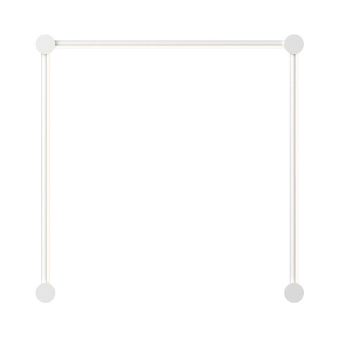 Purolinear 360 LED Wall Bar in Satin White (69|23QSWN122R120PHA)