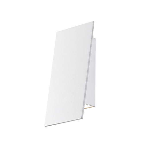 Angled Plane LED Wall Sconce in Textured White (69|2361.98-WL)