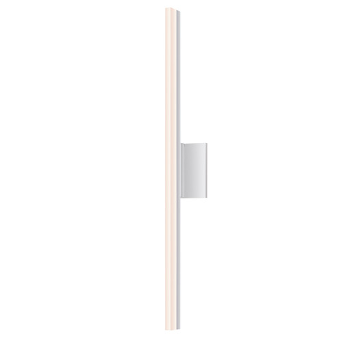 Stiletto LED Wall Sconce in Bright Satin Aluminum (69|2342.16-DIM)