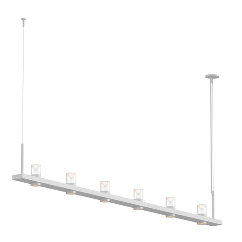 Intervals LED Pendant in Satin White (69|20QWL08B)