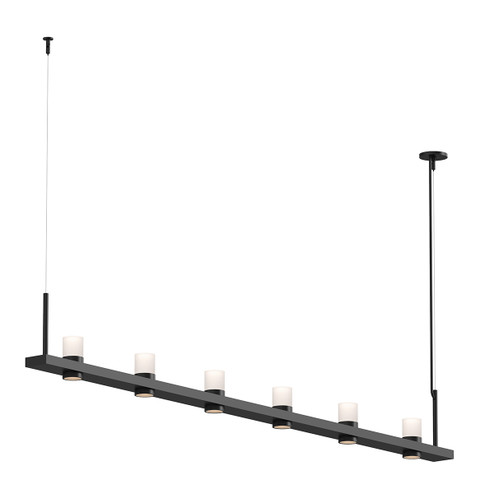 Intervals LED Pendant in Satin Black (69|20QKL08C)