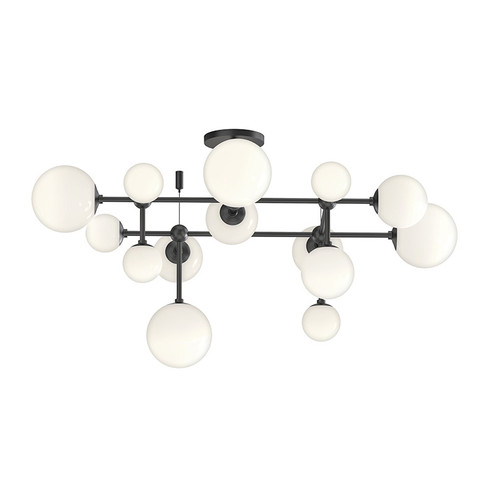 Sabon LED Semi-Flush Mount in Satin Black (69|2069.25)