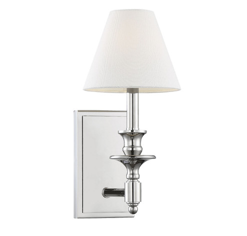 Washburn One Light Wall Sconce in Polished Nickel (51|9-0700-1-109)