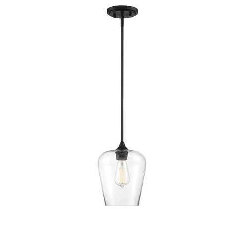 Octave One Light Pendant in Black (51|7-4036-1-BK)