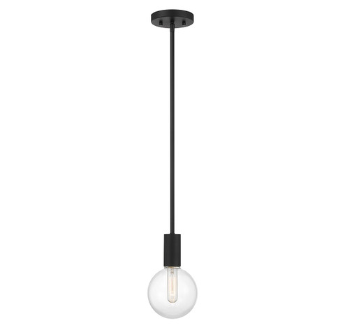 Wright One Light Mini Pendant in Matte Black (51|7-3075-1-89)