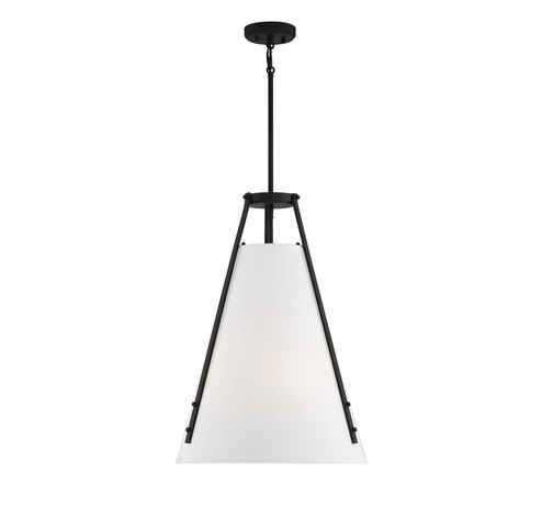 Newport Four Light Pendant in Matte Black (51|7-2521-4-89)