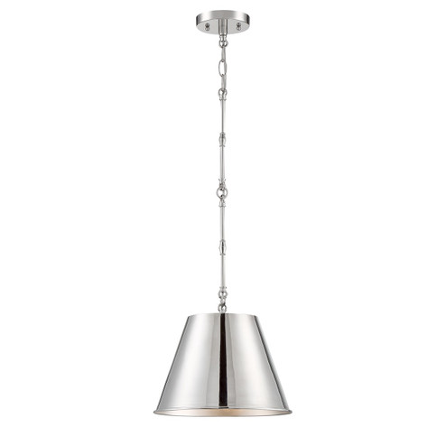 Alden One Light Pendant in Polished Nickel (51|7-232-1-109)