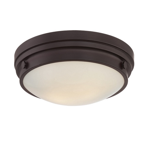 Lucerne Two Light Flush Mount in English Bronze (51|6-3350-14-13)