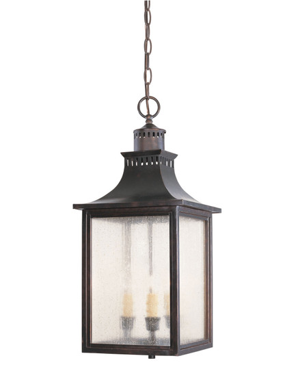 Monte Grande Three Light Hanging Lantern in English Bronze (51|5-256-13)