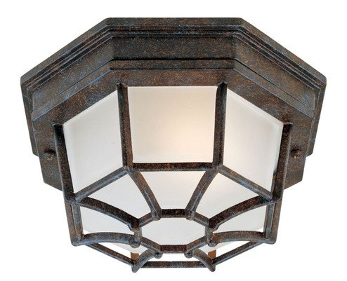 Exterior Collections One Light Flush Mount in Rustic Bronze (51|5-2066-72)