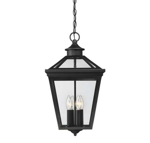 Ellijay Four Light Outdoor Hanging Lantern in Black (51|5-145-BK)