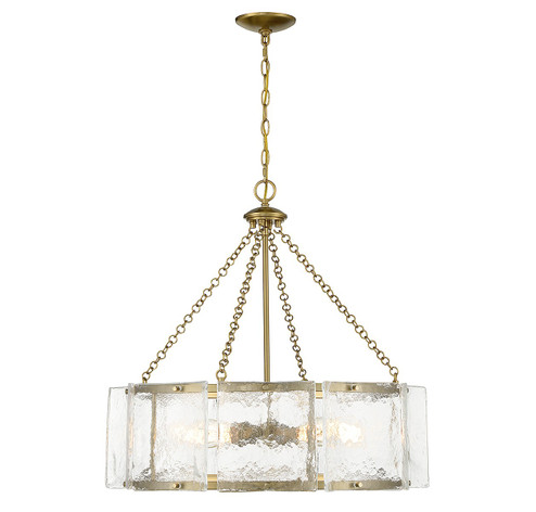 Genry Five Light Pendant in Warm Brass (51|1-8200-5-322)