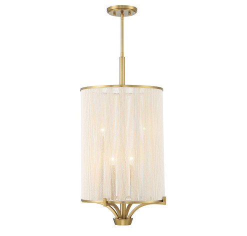 Wynwood Four Light Chandelier in Warm Brass (51|1-7750-4-322)