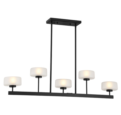 Falster LED Linear Chandelier in Matte Black (51|1-5407-5-89)