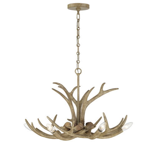 Daniels Six Light Chandelier in Natural Antler (51|1-1761-6-198)