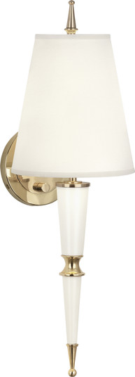 Jonathan Adler Versailles One Light Wall Sconce in Lily Lacquered Paint w/Modern Brass (165|W903X)