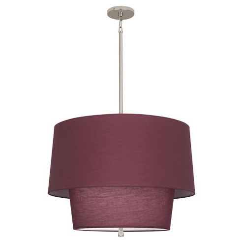 Decker Three Light Pendant in Polished Nickel (165|VW138)