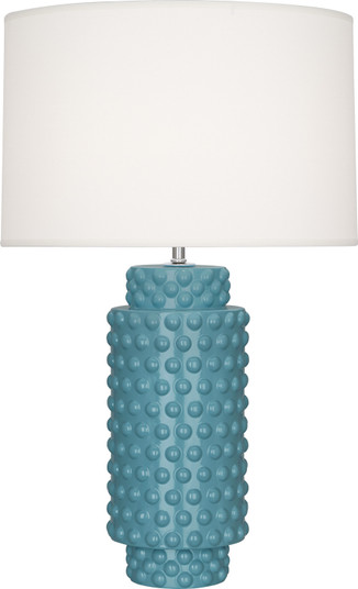 Dolly One Light Table Lamp in Steel Blue Glazed Textured Ceramic (165|OB800)