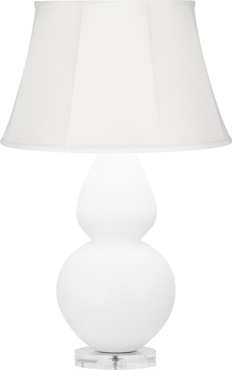 Double Gourd One Light Table Lamp in Matte Lily Glazed Ceramic w/Lucite Base (165|MLY61)