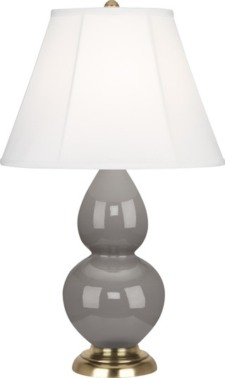 Small Double Gourd One Light Accent Lamp in Smoky Taupe Glazed Ceramic (165|1768)