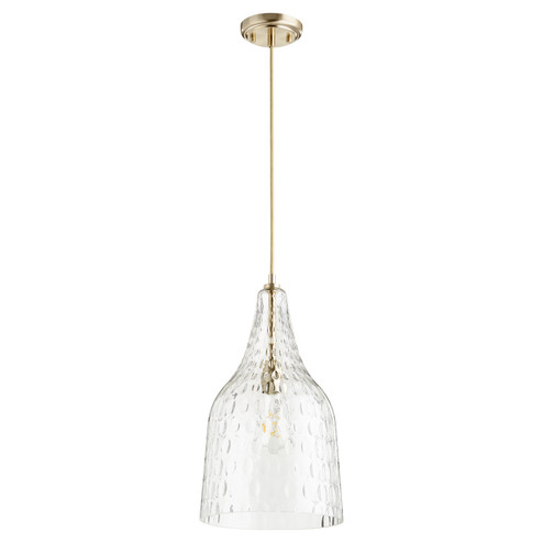 8142 Pendants One Light Pendant in Aged Brass (19|8142-80)