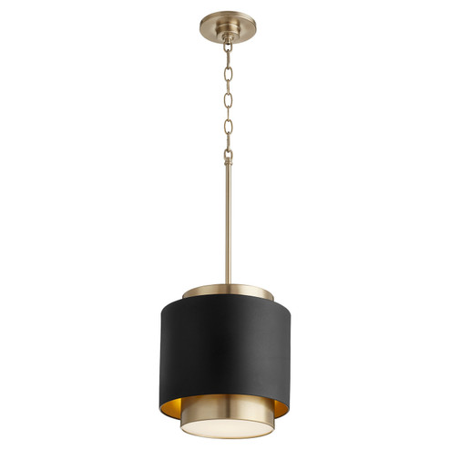 Drum Pendants One Light Pendant in Textured Black (19|8010-6980)