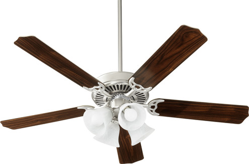 Capri IX 52''Ceiling Fan in Satin Nickel w/ Faux Alabaster (19|7525-165)