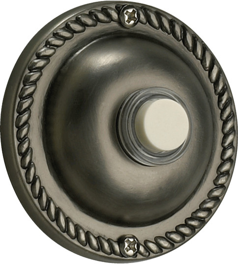 7-305 Door Buttons Door Chime Button in Antique Silver (19|7-305-92)