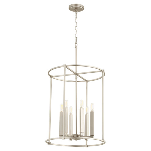 Olympus Six Light Entry Pendant in Satin Nickel (19|686-6-65)