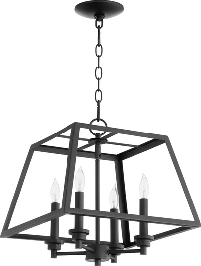 Four Light Pendant in Textured Black (19|675-4-69)