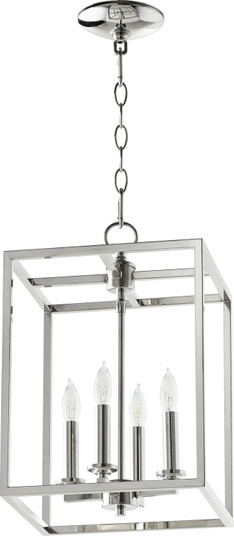 Cuboid Entries Four Light Entry Pendant in Polished Nickel (19|6731-4-62)