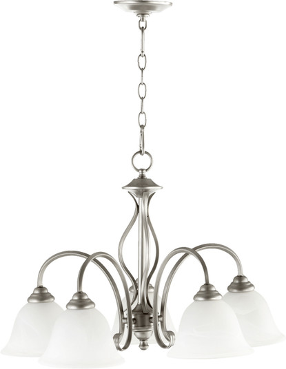 Spencer Five Light Chandelier in Classic Nickel (19|6410-5-64)