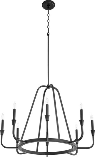 Marquee Eight Light Chandelier in Textured Black (19|6314-8-69)